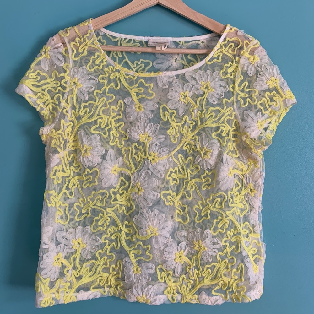 Anthropologie Sheer Top